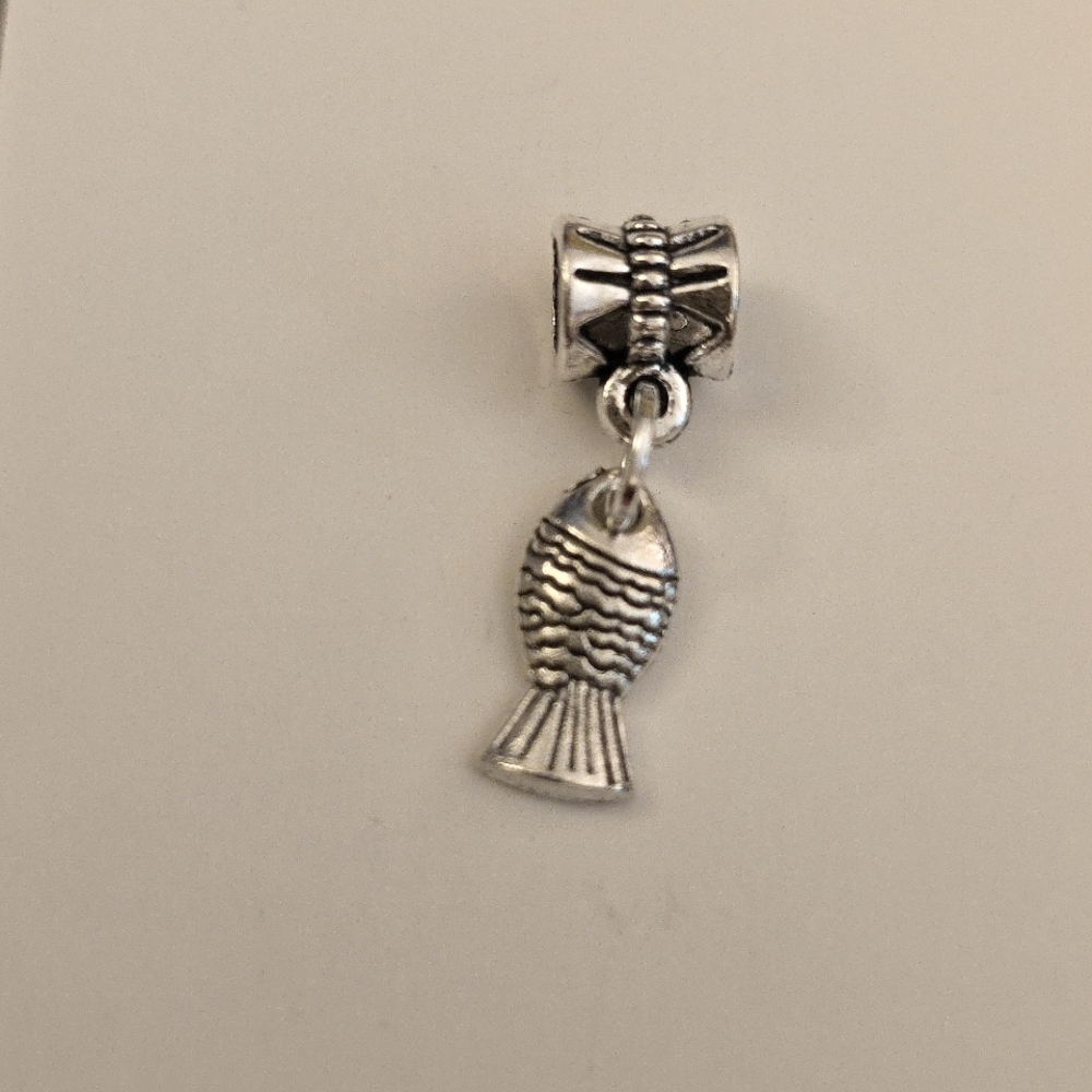 FISH  Charm for European Style Bracelets Tibeten alloys